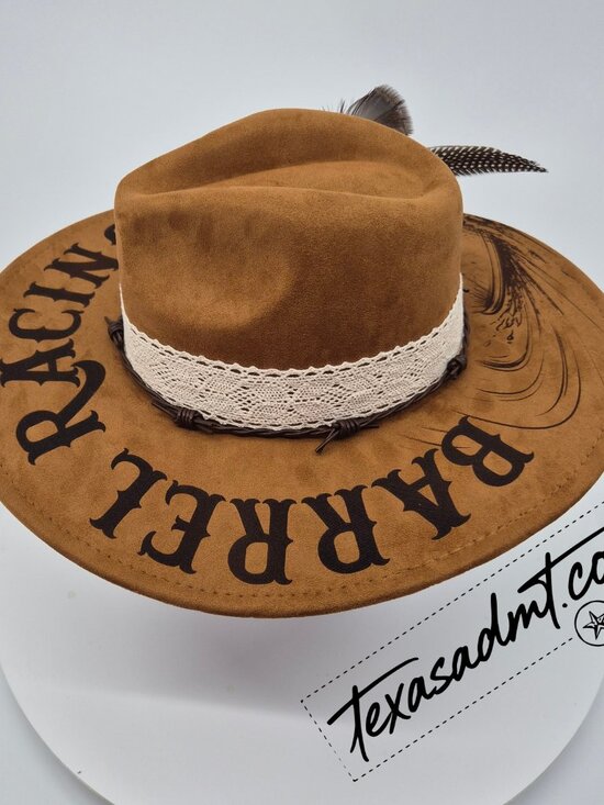 The Cloverleaf Special  – Custom Engraved Western Hat main image 5